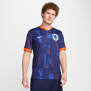 Holland 2024/25 Stadium Away Nike Dri-FIT Replica-fodboldtrøje til mænd (kvindehold) - blå blå S