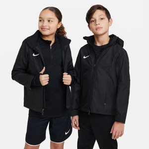 Nike Storm-FIT Academy23-fodboldregnjakke til større børn - sort sort XS