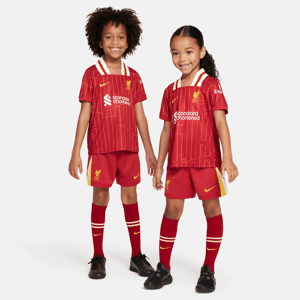 Liverpool FC 2024 Stadium Home Nike Football Replica-sæt i tre dele til mindre børn - rød rød L