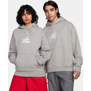 Nike SB Pullover-skaterhættetrøje i fleece - grå grå L