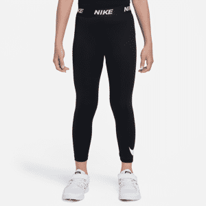 Nike Dri-FIT Essentials Swoosh-leggings til mindre børn - sort sort 4