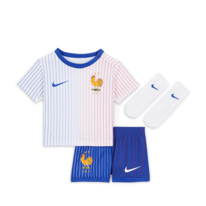 FFF 2024 Stadium Away Nike Football Replica-sæt i tre dele til babyer/småbørn - hvid hvid 18-24M