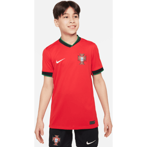 Portugal 2024/25 Stadium Home Nike Dri-FIT Replica-fodboldtrøje til større børn (herrehold) - rød rød L