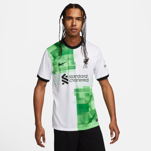 Liverpool FC 2023/24 Stadium Away Nike Dri-FIT-fodboldtrøje til mænd - hvid hvid XS