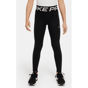 Nike Pro Dri-FIT-leggings til piger - sort sort XS