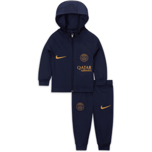 Paris Saint-Germain Strike Nike Dri-FIT-tracksuit med hætte til babyer/småbørn - blå blå 18-24M