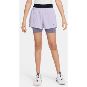 Nike Dri-FIT ADV-shorts til større børn (piger) - lilla lilla XS