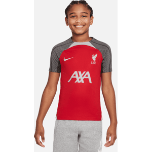 Maskinstrikket Liverpool FC Strike Nike Dri-FIT-fodboldtrøje til større børn - rød rød L