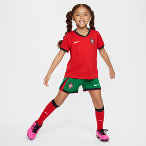 Portugal 2024 Stadium Home Nike Football Replica-sæt i tre dele til mindre børn - rød rød XL
