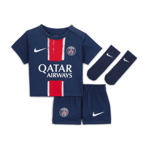 Paris Saint-Germain 2024 Stadium Home Nike Football Replica-sæt i tre dele til babyer/småbørn - blå blå 6-9M