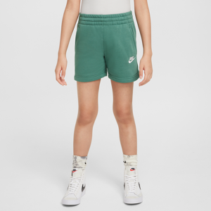 Nike Sportswear Club Fleece-shorts (13 cm) i french terry til større børn (piger) - grøn grøn S