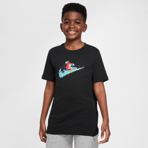 Nike Sportswear-T-shirt til større børn - sort sort XS