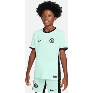 Chelsea FC 2023/24 Stadium Third Nike Dri-FIT-fodboldtrøje til større børn - grøn grøn L