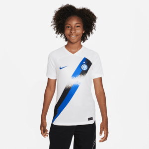 Inter Milan 2023/24 Stadium Away-Nike Dri-FIT-fodboldtrøje til større børn - hvid hvid L