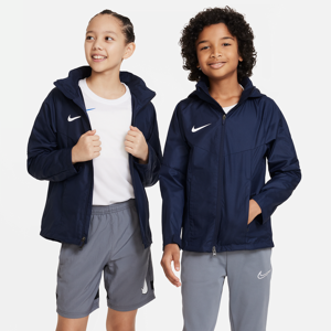Nike Storm-FIT Academy23-fodboldregnjakke til større børn - blå blå S