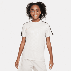 Kortærmet Nike Dri-FIT Academy-fodboldtrøje til større børn - brun brun M