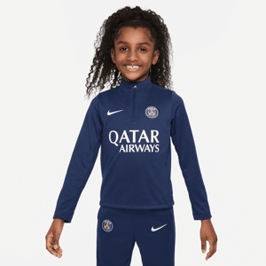 Paris Saint-Germain Academy Pro-Nike-fodboldtræningstrøje til mindre børn - blå blå L