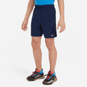 Nike Dri-FIT Challenger-løbeshorts til større børn (drenge) - blå blå S