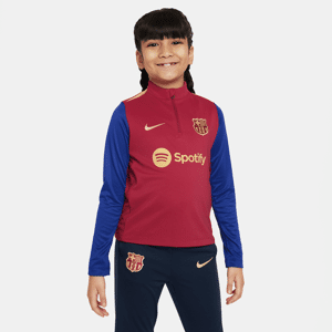 FC Barcelona Academy Pro Nike Dri-FIT-fodboldtræningstrøje til mindre børn - rød rød S