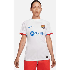 FC Barcelona 2023/24 Stadium Away-Nike Dri-FIT-fodboldtrøje til kvinder - hvid hvid XL (EU 48-50)