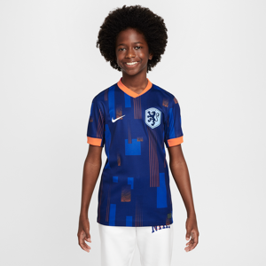 Holland 2024/25 Stadium Away Nike Dri-FIT Replica-fodboldtrøje til større børn (kvindehold) - blå blå S