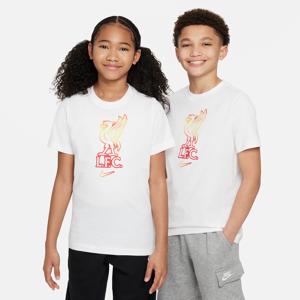 Nike Football Liverpool FC-T-shirt til større børn - hvid hvid XS