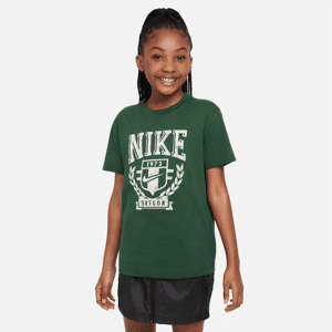 Nike Sportswear-T-shirt til større børn (piger) - grøn grøn S