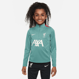 Liverpool FC Academy Pro Nike Dri-FIT-fodboldtræningstrøje til mindre børn - grøn grøn XS