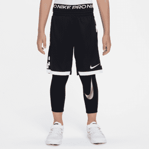 Nike Pro Warm Dri-FIT-tights til større børn (drenge) - sort sort XL