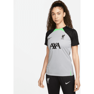 Maskinstrikket Liverpool FC Strike-Nike Dri-FIT-fodboldtrøje til kvinder - grå grå XL (EU 48-50)