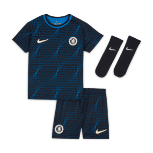 Chelsea FC 2023/24 Away-Nike Dri-FIT-sæt i 3 dele til babyer/småbørn - blå blå 6-9M