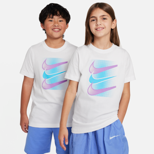 Nike Sportswear-T-shirt til større børn - hvid hvid L
