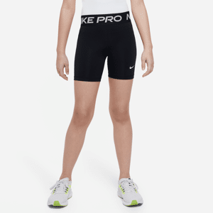 Nike Pro Dri-FIT-shorts (13 cm) til større børn (piger) - sort sort XL