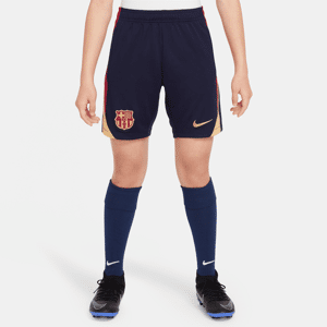 FC Barcelona Strike Nike Dri-FIT-fodboldshorts til større børn - blå blå XS
