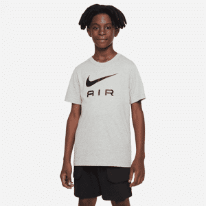Nike Sportswear-T-shirt til større børn (drenge) - grå grå XS