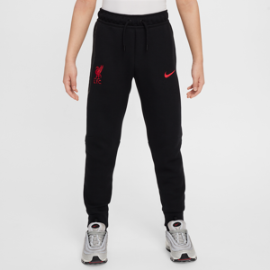 Liverpool FC Tech Fleece Nike-fodboldbukser til større børn (drenge) - sort sort L (EU 44-46)