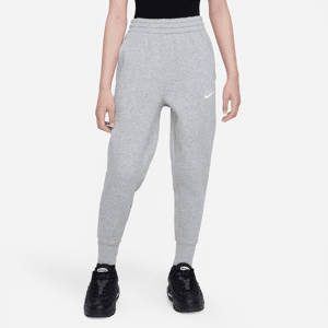 Faconsyede Nike Sportswear Club Fleece-bukser med høj talje til større børn (piger) - grå grå L