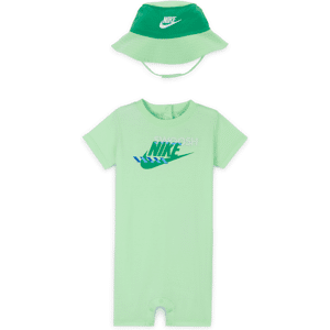 Nike Sportswear PE-sæt med buksedragt og bøllehat til babyer (12-24 M) - grøn grøn 18M