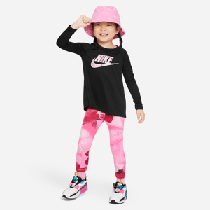 Todelt Nike Sci-Dye Dri-FIT-leggingssæt til småbørn - Pink Pink 2T