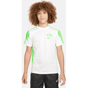 Nike CR7 Dri-FIT Academy23-fodboldtrøje til større børn - hvid hvid L