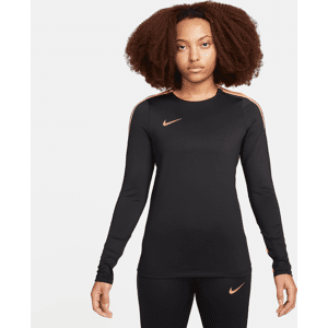 Strike Nike Dri-FIT-fodboldtrøje med rund hals til kvinder - sort sort L (EU 44-46)