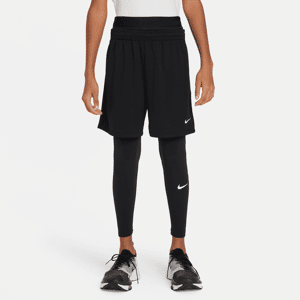 Nike Pro Dri-FIT-tights til større børn (drenge) - sort sort M