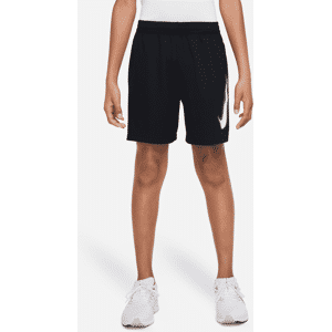 Nike Multi Dri-FIT-træningsshorts med grafik til større børn (drenge) - sort sort XL