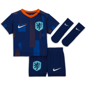 Holland 2024 Stadium Away Nike Football Replica-sæt i tre dele til babyer/småbørn - blå blå 18-24M