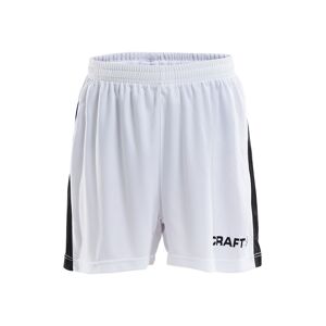 Craft 1905587 Progress Short Contrast Jr Børn / Sportshorts / Shorts White/black 146/152