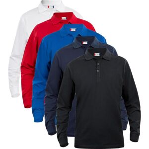 Clique 28233 Basic Polo L/s Junior Rød 150/160