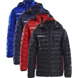 Craft 1905995 Jacket Down Jr Børn / Sportsjakke Bright Red/black 158/164