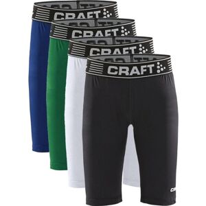 Craft 1906862 Pro Control Compression Short Tights Jr Børn / Sports Tights / Tights Bright Red 122/128