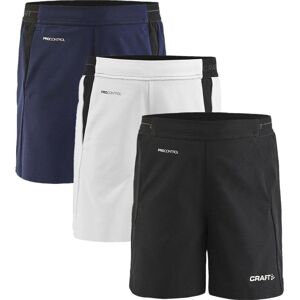 Craft 1908239 Pro Control Impact Shorts Jr Børn / Sportshorts / Shorts White-Black 158/164