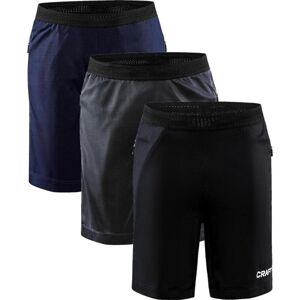 Craft 1910150 Evolve Zip Pocket Shorts Jr Børn / Sportshorts / Shorts Black 146/152